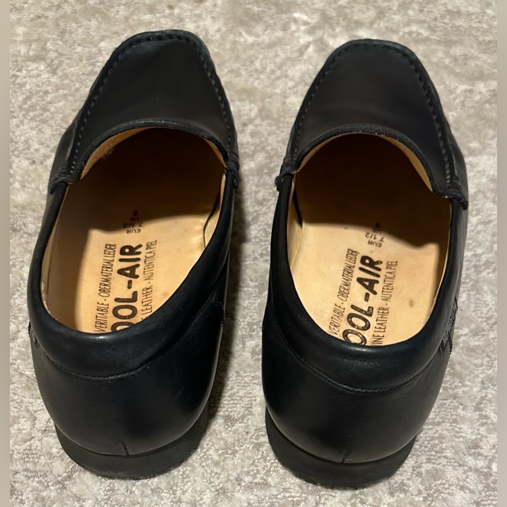 Men’s Mephisto Slip On Cool Air Loafers Black Genuine Leather Size 8 - Picture 4 of 8